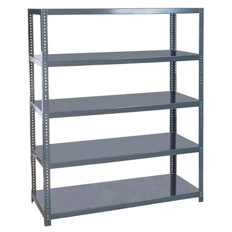 grey metal mail box shelves|Metal Gray Shelves & Shelving .